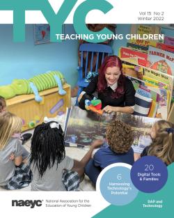 the cover of the publication Teaching young children, Volume 15, Number 2